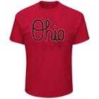 Big & Tall Men's Ohio State Buckeyes Arch Tee, Size: Xxl Tall, Red