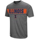 Men's Campus Heritage Illinois Fighting Illini Vandelay Tee, Size: Small, Grey (charcoal)