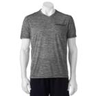 Men's Hemisphere Space-dyed Performance Tee, Size: Xxl, Grey
