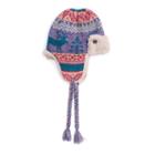 Women's Muk Luks Reindeer Fairisle Trapper Hat, Size: Fits Most, Purple