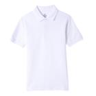 Boys 4-20 Chaps Stitch Polo, Size: 14-16, White
