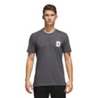Men's Adidas Patch Tee, Size: Xxl, Dark Grey