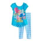Toddler Girl Shimmer & Shine Love To Shimmer Love To Shine Top & Leggings Set, Size: 3t, Blue