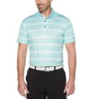 Big & Tall Grand Slam On Course Printed Stripe Polo, Men's, Size: Xl Tall, Lt Green