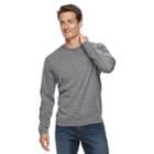 Men Apt. 9&reg; Wool-blend Merino Crewneck Sweater, Size: Xxl, Med Grey