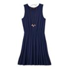 Girls 7-16 & Plus Size Heartsoul Skater Dress & Necklace Set, Girl's, Size: Medium, Blue (navy)