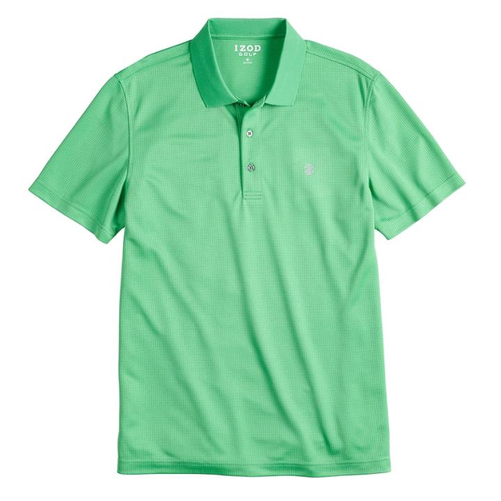 Big & Tall Izod Classic-fit Grid Performance Golf Polo, Men's, Size: 3xb, Dark Green