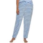 Juniors' Plus Size So&reg; Pajamas: Striped Velour Jogger Pants, Teens, Size: 3xl, Lt Purple