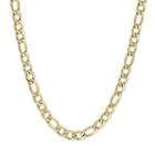Lynx Yellow Ion-plated Stainless Steel Figaro Chain Necklace - 22 In. - Men, Size: 22