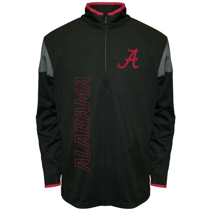 Men's Franchise Club Alabama Crimson Tide Vapor Active Top, Size: Large, Black