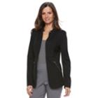 Women's Dana Buchman Notch Collar Blazer, Size: Small, Black
