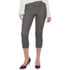 Women's Elle&trade; Pull-on Capri Pants, Size: Medium, Dark Grey