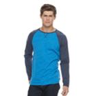 Men's Urban Pipeline Ultimate Baseball Tee, Size: Xxl, Med Blue