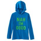 Boys 8-20 Urban Pipeline Nah I'm Good Hooded Tee, Boy's, Size: Medium, Dark Blue