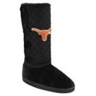 Women's Texas Longhorns Button Boots, Size: Xl, Black