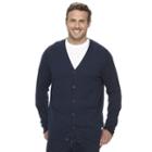 Big & Tall Croft & Barrow&reg; True Comfort Classic-fit Easy-care Cardigan Sweater, Men's, Size: 3xb, Dark Blue