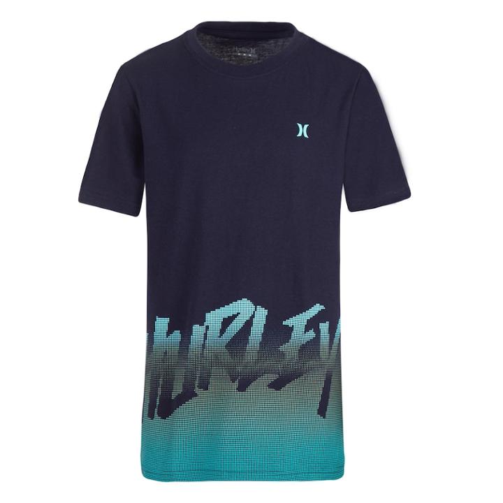 Boys 8-20 Hurley Bitmapped Tee, Size: Small, Blue (navy)