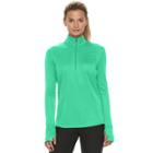 Women's Nike Racer Dri-fit Half-zip Running Top, Size: Medium, Green Oth