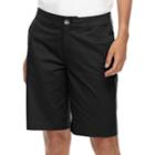 Women's Croft & Barrow&reg; Twill Bermuda Shorts, Size: 14, Black