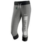 Women's Nike Michigan State Spartans Vintage Gym Capris, Size: Xl, Dark Grey