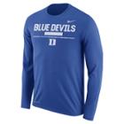 Men's Nike Duke Blue Devils Dri-fit Legend Staff Long-sleeve Tee, Size: Medium