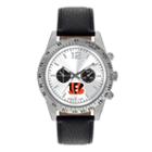 Men's Game Time Cincinnati Bengals Letterman Watch, Black