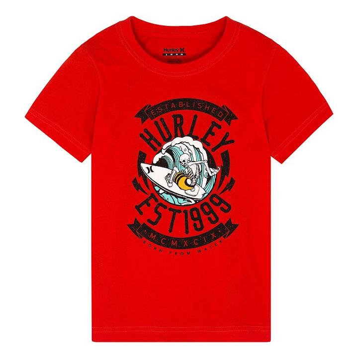 Boys 4-7 Hurley Shredding Graphic Tee, Boy's, Size: 7, Dark Red