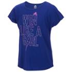 Girls 7-16 Adidas Slogan Graphic Tee, Size: Medium, Brt Purple