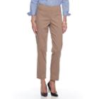 Women's Dana Buchman Slimming Pull-on Pants, Size: Large, Lt Beige