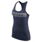 Women's Nike Pitt Panthers Dri-fit Touch Tank Top, Size: Xxl, Blue (navy)