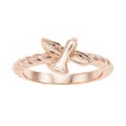 Lc Lauren Conrad Rose Gold Tone Bird Ring, Women's, Size: 7, Pink