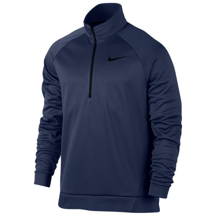 Big & Tall Nike Therma Training Quarter-zip Pullover, Men's, Size: L Tall, Med Blue