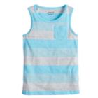 Boys 4-10 Jumping Beans&reg; Striped Pocket Tank Top, Size: 8, Light Blue