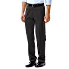 Men's Haggar&reg; Cool 18&reg; Classic-fit Flat-front No-iron Expandable Waist Pants, Size: 31x32, Grey