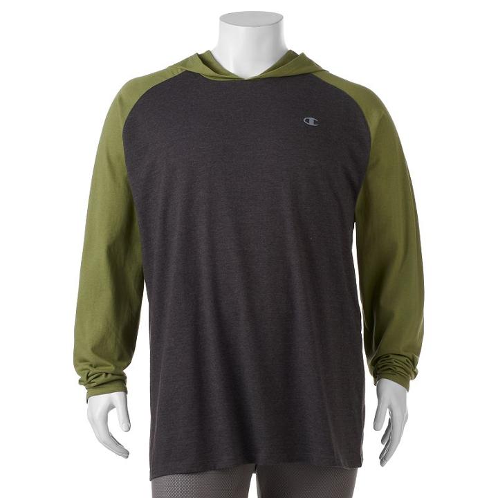 Big & Tall Champion Relaxed-fit Colorblock Hoodie, Men's, Size: 2xb, Green