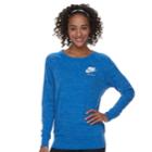 Women's Nike Gym Vintage Crew Top, Size: Xl, Dark Blue