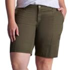 Plus Size Lee Delaney Relaxed Fit Bermuda Shorts, Women's, Size: 16 - Regular, Green Oth