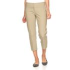 Women's Apt. 9&reg; Torie Modern Fit Capri Dress Pants, Size: 14, Lt Beige