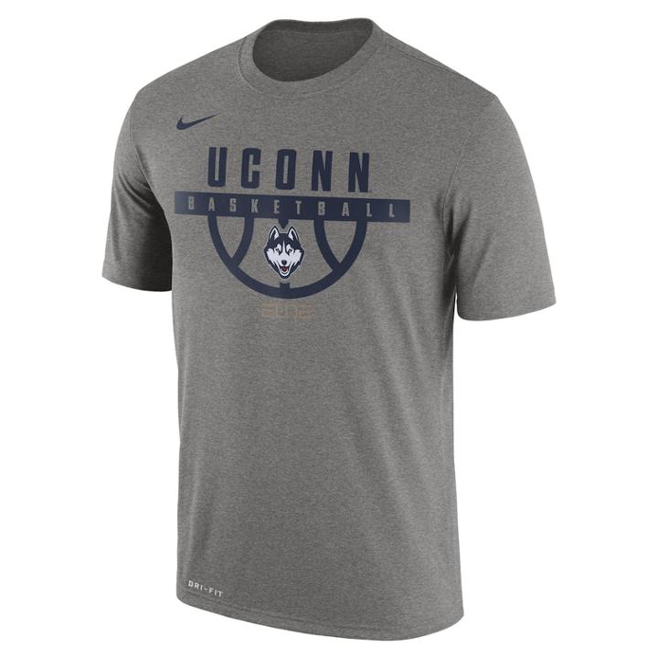 Men's Nike Uconn Huskies Dri-fit Basketball Tee, Size: Xxl, Orange