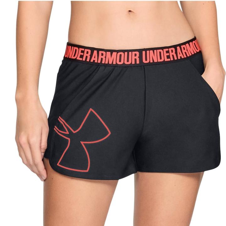 Women's Under Armour Play Up Graphic Mid-rise Shorts, Size: Xs, Black