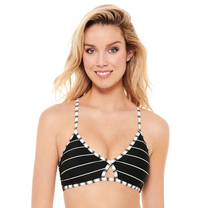 Juniors' Hot Water X-back Bikini Top, Women's, Size: Medium, White