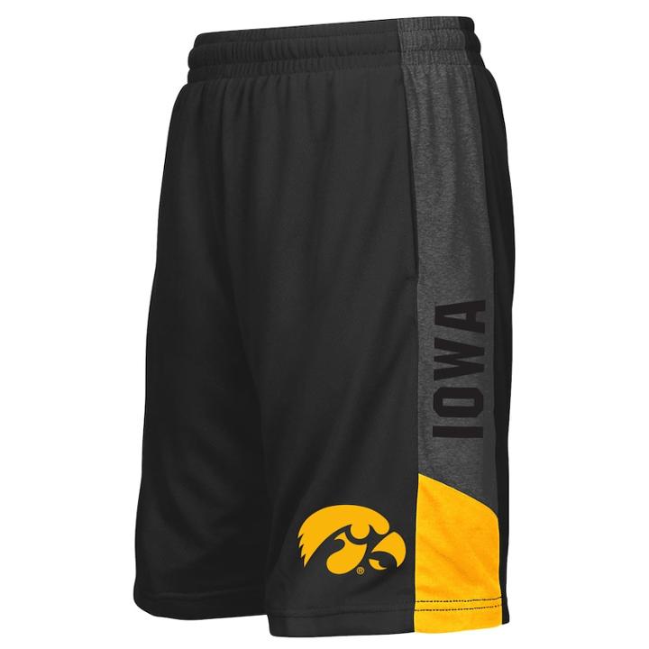 Boys 8-20 Colosseum Iowa Hawkeyes Shorts, Size: L 14-16, Black