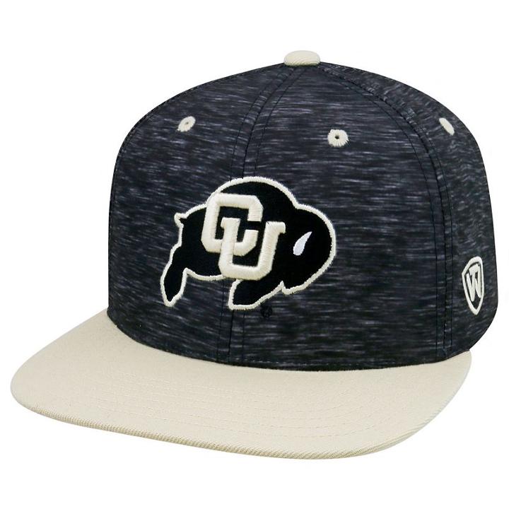 Adult Top Of The World Colorado Buffaloes Energy Snapback Cap, Men's, Black