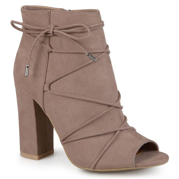 Journee Collection Maci Women's Ankle Boots, Girl's, Size: 8.5, Brown