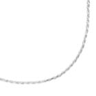 Primrose Sterling Silver Textured Rope Chain Necklace - 30-in, Women's, Size: 30, Grey
