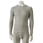 Big & Tall Hanes Ultimate X-temp Thermal Tee, Men's, Size: L Tall, Grey (charcoal)