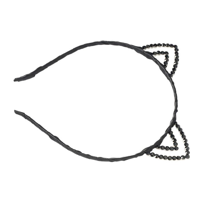 Girls 4-16 Cat Ear Headband, Black