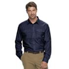 Men's Columbia Omni-wick Pacific Breeze Button-down Shirt, Size: Xxl, Blue