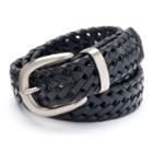 Men's Izod Braided Belt, Size: 34, Black