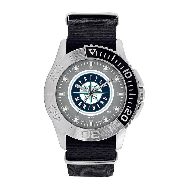 Game Time, Men's Seattle Mariners Starter Watch, Black